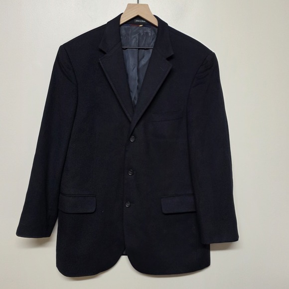 J. Crew Factory Other - J.Crew Men's Cashmere Black Blazer Jacket Sport Coat 44 Regular Vintage